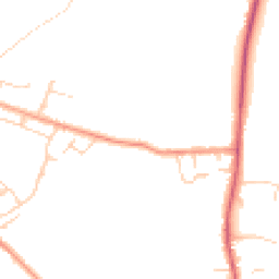 Daytime road noise heatmap for SG16 6AL