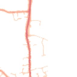 Daytime road noise heatmap for SG16 6AN
