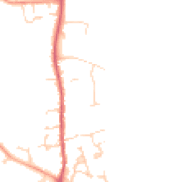 Daytime road noise heatmap for SG16 6AP