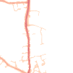 Daytime road noise heatmap for SG16 6AS