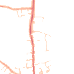 Daytime road noise heatmap for SG16 6AU