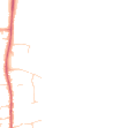 Daytime road noise heatmap for SG16 6BZ