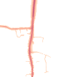 Daytime road noise heatmap for SG16 6DJ