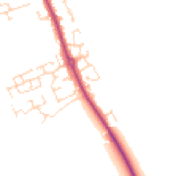 Daytime road noise heatmap for SG16 6FP