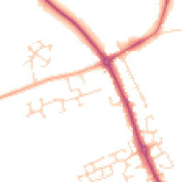 Daytime road noise heatmap for SG16 6FT