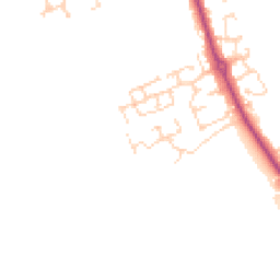 Daytime road noise heatmap for SG16 6GL