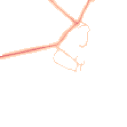 Daytime road noise heatmap for SG16 6LE