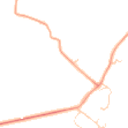 Daytime road noise heatmap for SG16 6LL