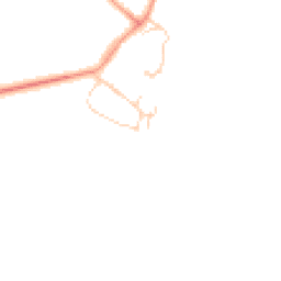 Daytime road noise heatmap for SG16 6LY