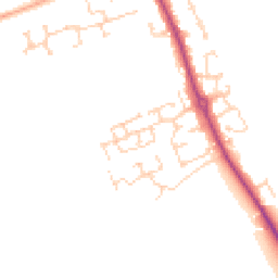 Daytime road noise heatmap for SG16 6NH