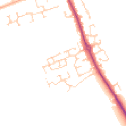Daytime road noise heatmap for SG16 6NJ
