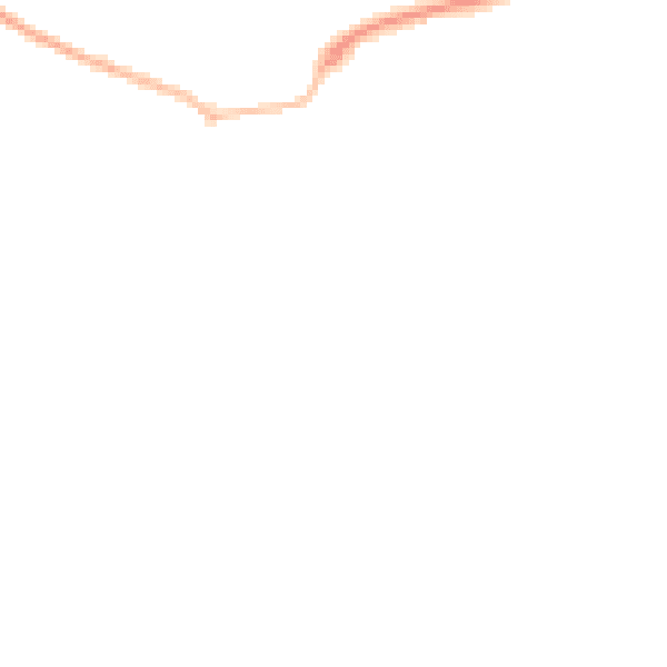 Night-time road noise heatmap for SG17 5AA
