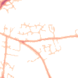Daytime road noise heatmap for SG17 5AG