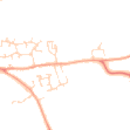 Daytime road noise heatmap for SG17 5AH