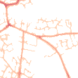 Daytime road noise heatmap for SG17 5AJ