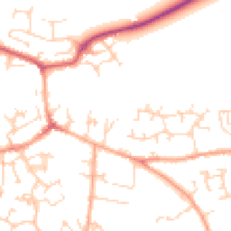 Daytime road noise heatmap for SG17 5AU