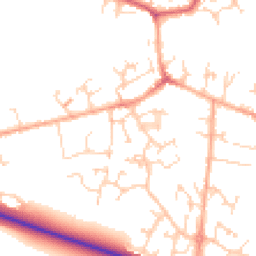 Daytime road noise heatmap for SG17 5BF
