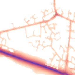 Daytime road noise heatmap for SG17 5BP