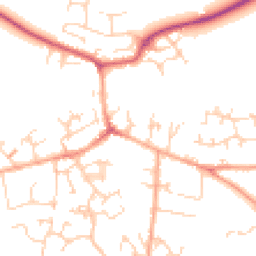 Daytime road noise heatmap for SG17 5DA