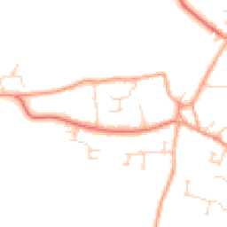 Daytime road noise heatmap for SG17 5EG