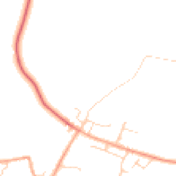 Daytime road noise heatmap for SG17 5EX