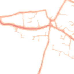 Daytime road noise heatmap for SG17 5FU