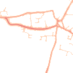 Daytime road noise heatmap for SG17 5FW