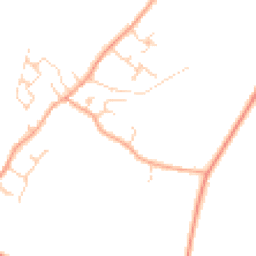 Daytime road noise heatmap for SG17 5GZ