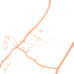 Daytime road noise heatmap for SG17 5LW