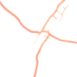 Daytime road noise heatmap for SG17 5NA