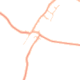 Daytime road noise heatmap for SG17 5NL
