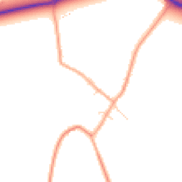 Daytime road noise heatmap for SG17 5PE