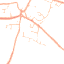 Daytime road noise heatmap for SG17 5PY