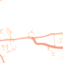 Daytime road noise heatmap for SG17 5QA