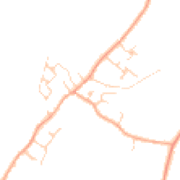 Daytime road noise heatmap for SG17 5QF