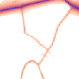 Daytime road noise heatmap for SG17 5QP