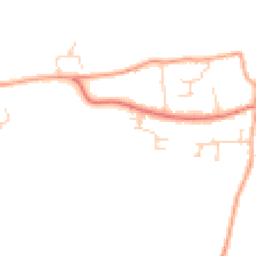 Daytime road noise heatmap for SG17 5QY