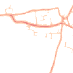 Daytime road noise heatmap for SG17 5RB