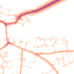 Daytime road noise heatmap for SG17 5SF