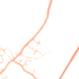 Daytime road noise heatmap for SG17 5SU