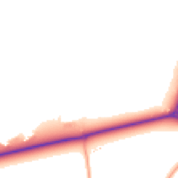 Daytime road noise heatmap for SG17 5XR