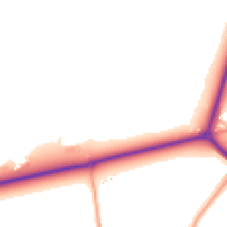 Daytime road noise heatmap for SG17 5XZ