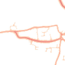 Daytime road noise heatmap for SG17 5YG