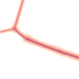 Night-time road noise heatmap for SG17 5ZL