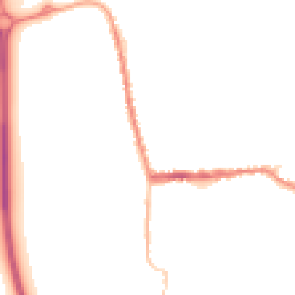 Night-time road noise heatmap for SG18 0AL