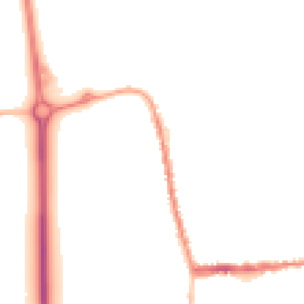 Night-time road noise heatmap for SG18 0AR