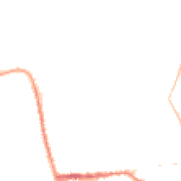 Night-time road noise heatmap for SG18 0BW