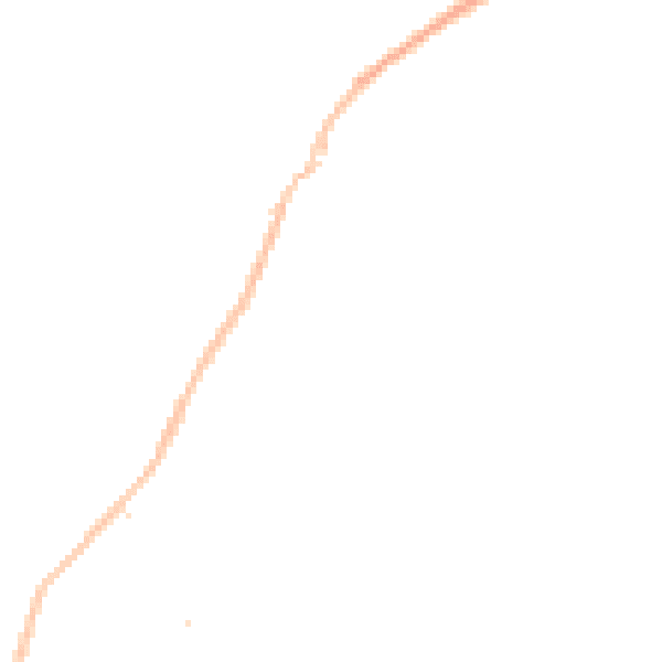 Night-time road noise heatmap for SG18 0FQ
