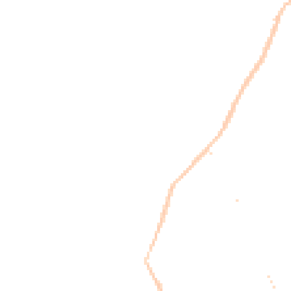 Night-time road noise heatmap for SG18 0JN
