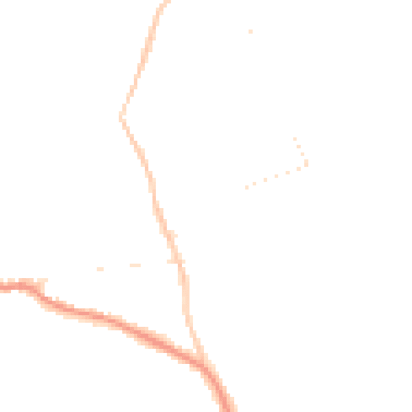 Night-time road noise heatmap for SG18 0NH
